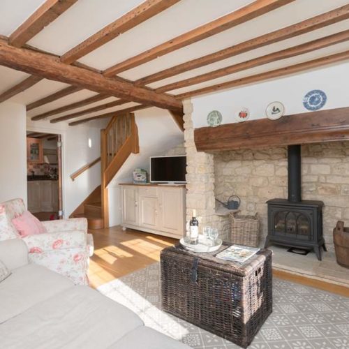 Lounge of Rental Holiday Cottage in Bath