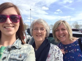 My Mum, my daughter and I in the summer before diagnosis