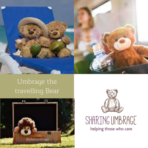 Umbrage the travelling bear